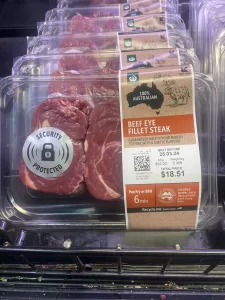 オーストラリアの肉　ステーキ