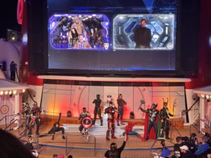 ディズニークルーズ　アベンジャーズアッセンブル　